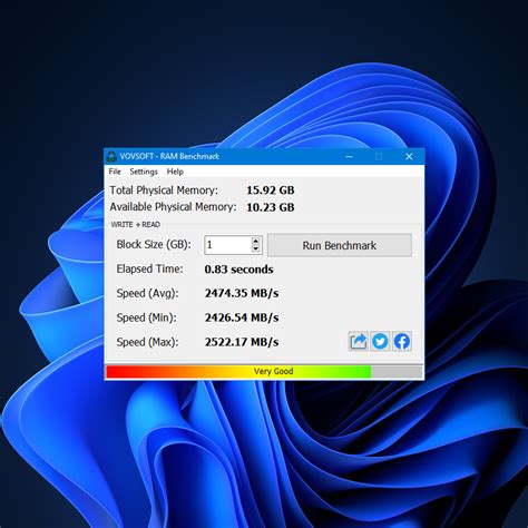 Memory benchmark .